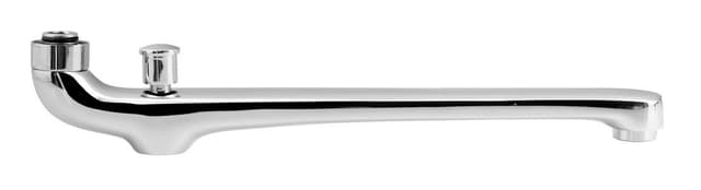 Wylewka z przełącznikiem, 300 mm, płaska,chrom