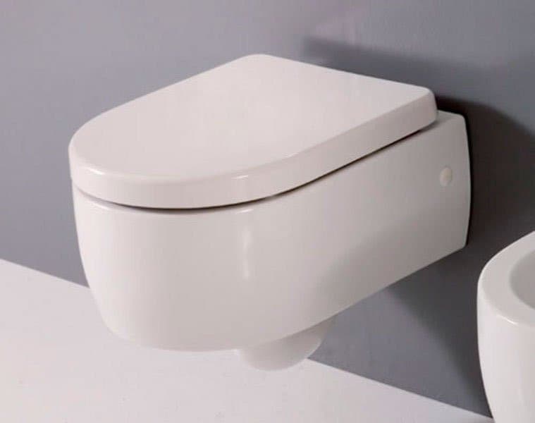 FLO WC wiszące, 36x50cm, biały