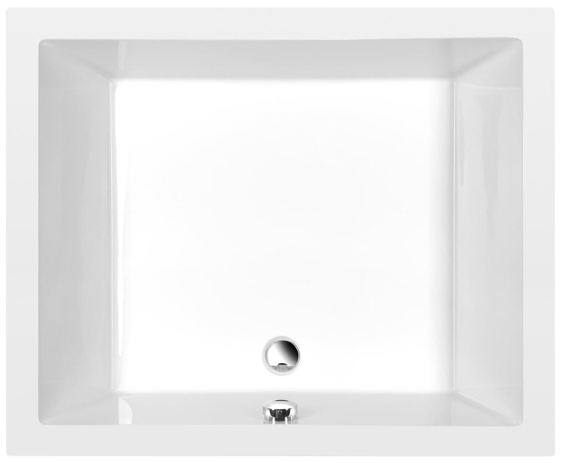 DEEP brodzik prysznicowy ze stelażem, 110x90x26cm, biały