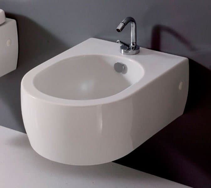 FLO bidet wiszący 36,5x50cm, biały