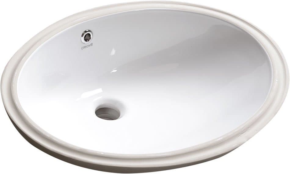 Umywalka ceramiczna pod blat 57x43cm, biała