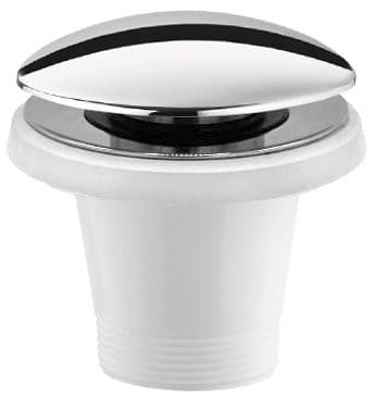 Odpływ wannowy 6/4&quot;, klik-klak, chrom