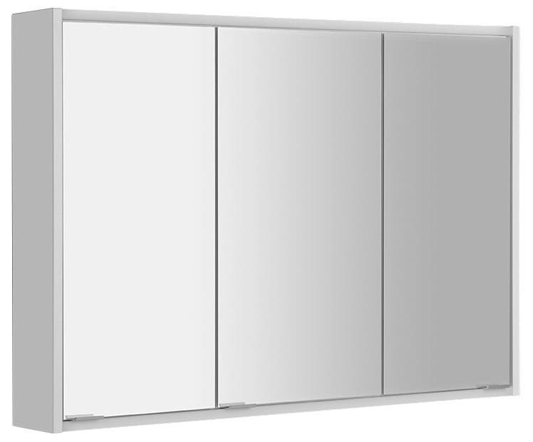 BATU szafka z lustrem 2x LED, 100x71x15cm, biały