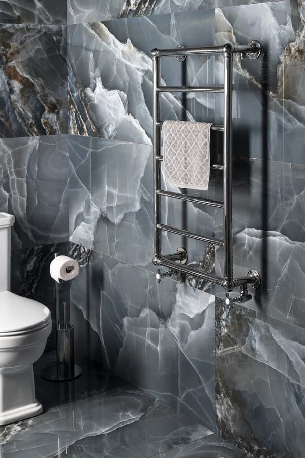 UNO grzejnik retro 493x951 mm, stal nierdzewna polerowana