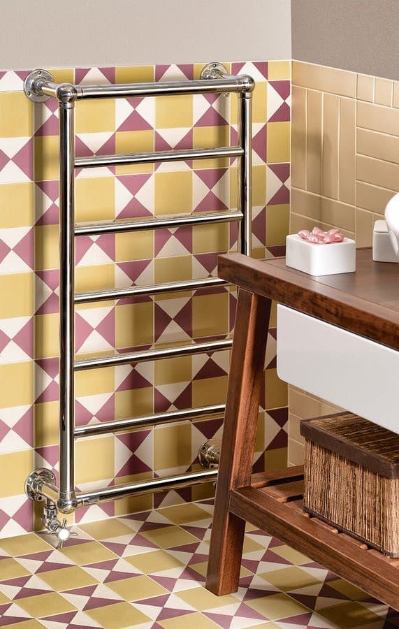 UNO grzejnik retro 493x951 mm, stal nierdzewna polerowana