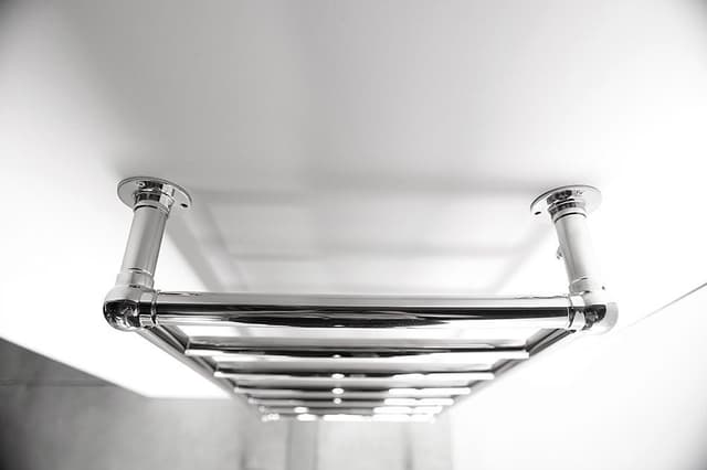UNO grzejnik retro 493x951 mm, stal nierdzewna polerowana