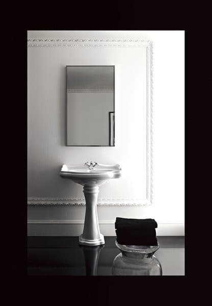 RETRO umywalka ceramiczna 56x46,5cm, biały