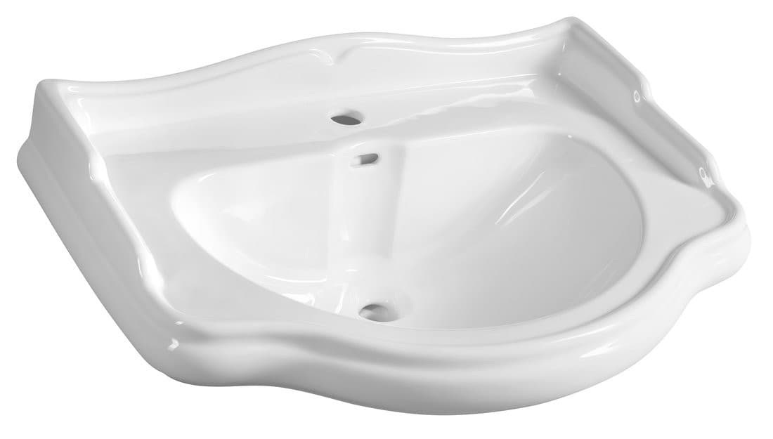 RETRO umywalka ceramiczna 73x54cm, biały