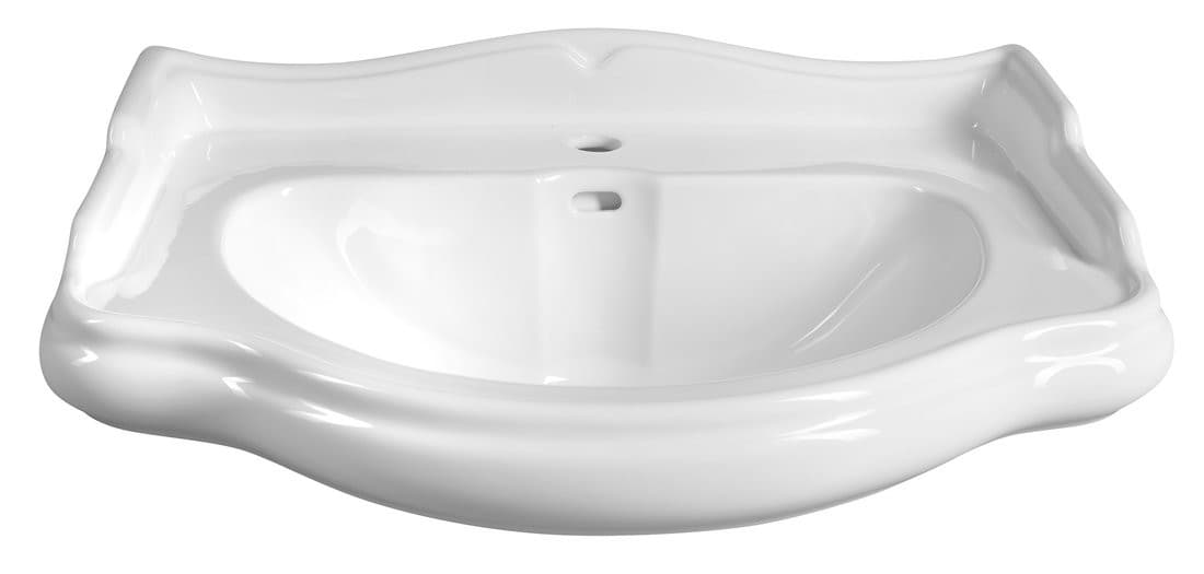 RETRO umywalka ceramiczna 73x54cm, biały