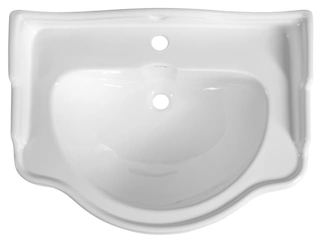 RETRO umywalka ceramiczna 73x54cm, biały