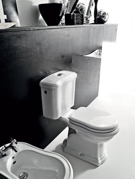 RETRO spłuczka do kompaktu WC, biały