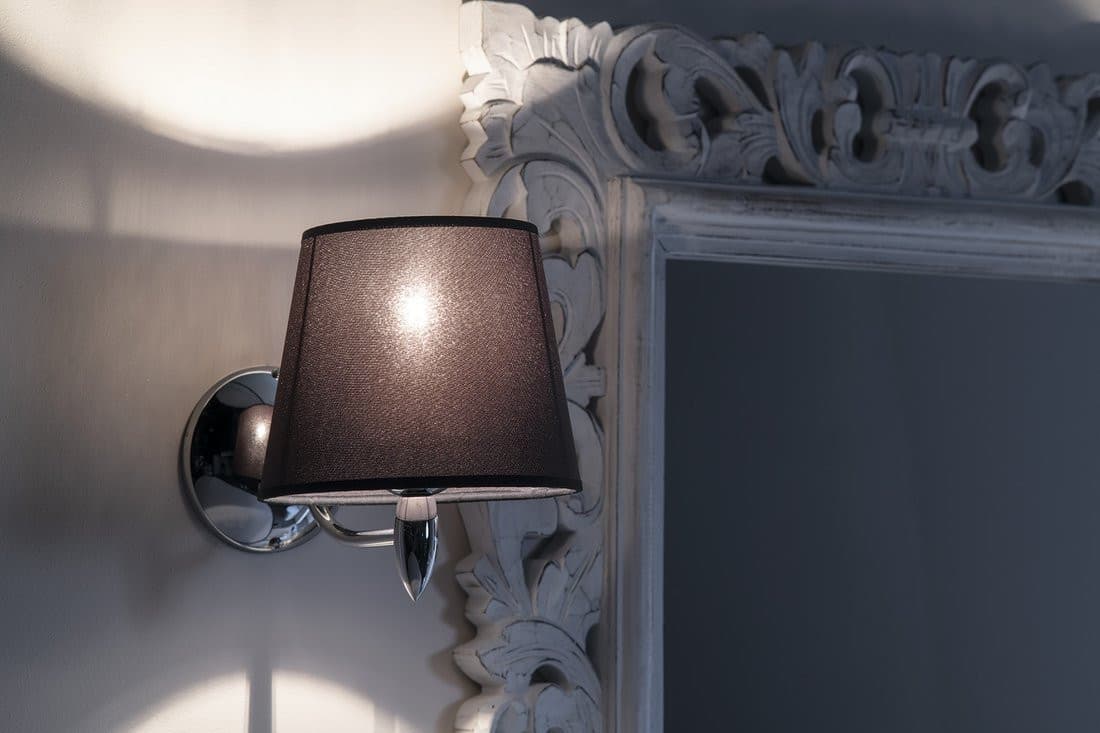 HANBO lampa ścienna E27 60W, 230V, IP21, chrom