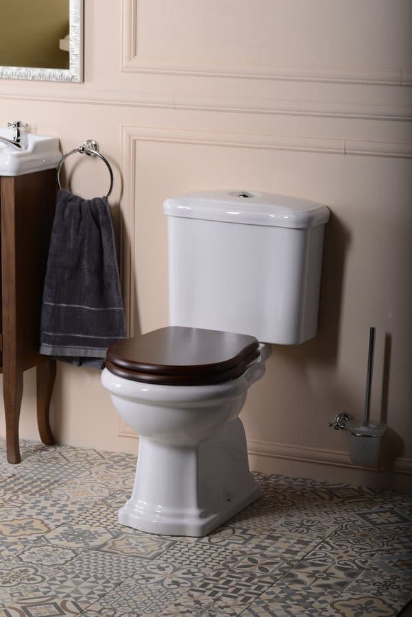 RETRO spłuczka do kompaktu WC, biały