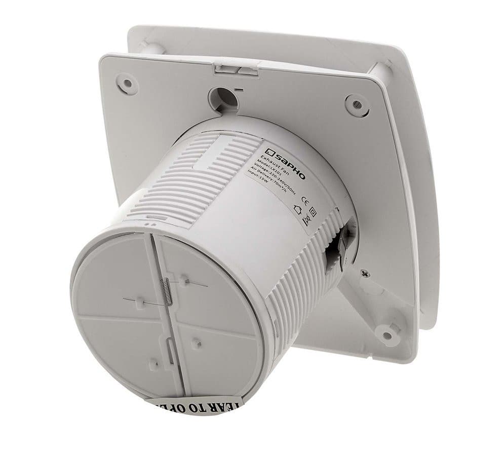 LEX wentylator łazienkowy osiowy, 15W, wylot 100mm, biały