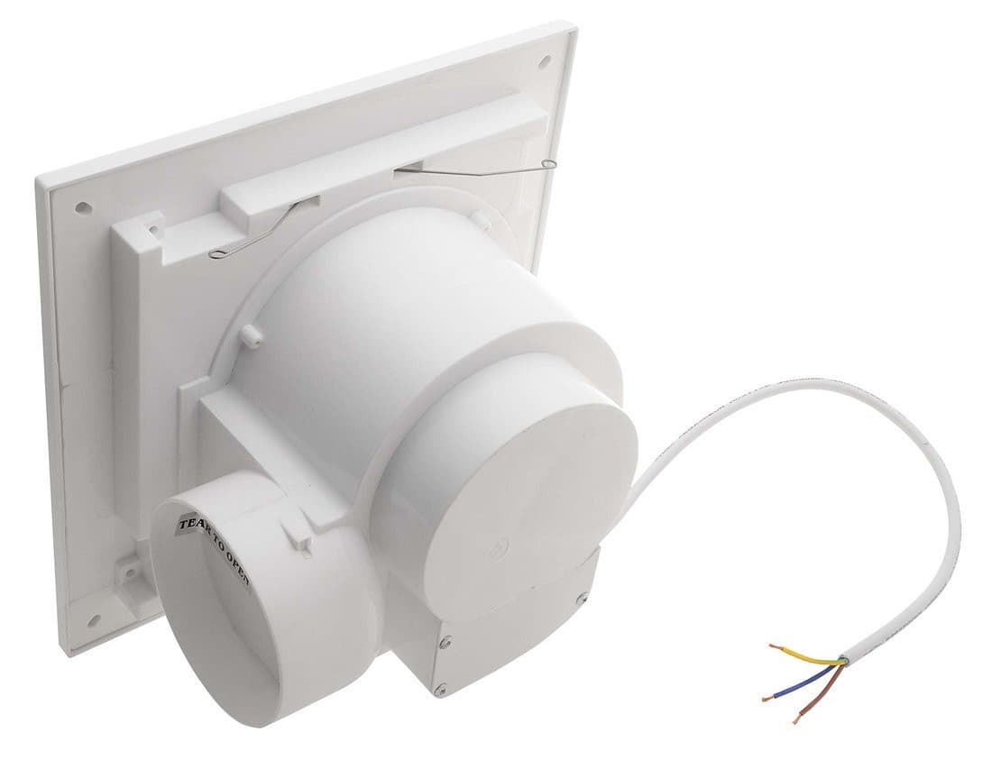 TECTO wentylator sufitowy osiowy, 20W, wylot 100mm, biały