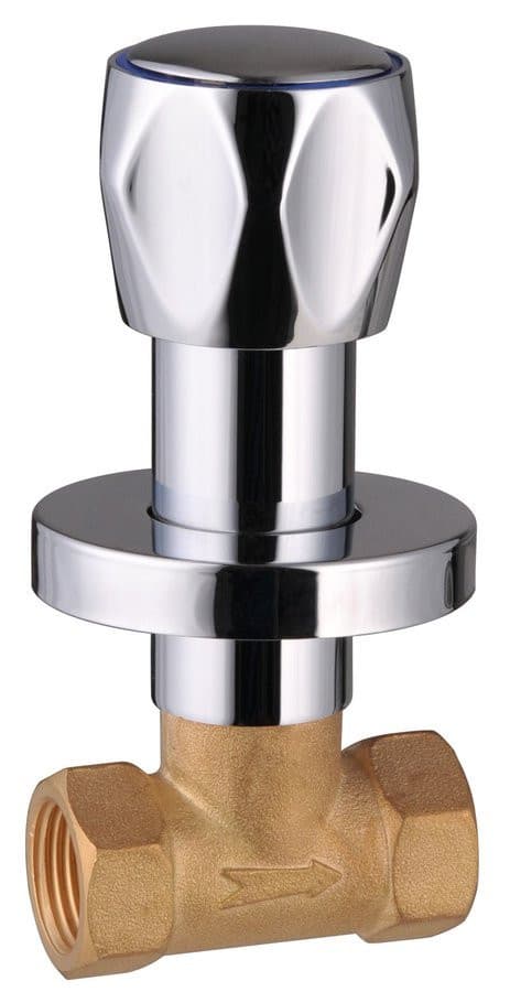 Zawór podtynkowy 1/2&quot;, chrom