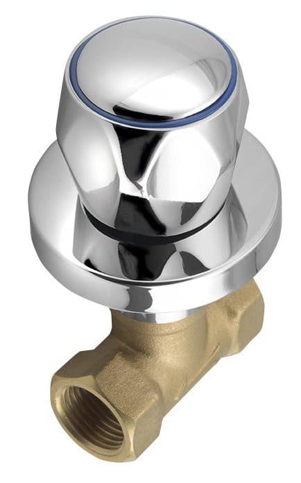 Zawór podtynkowy 1/2&quot;, chrom