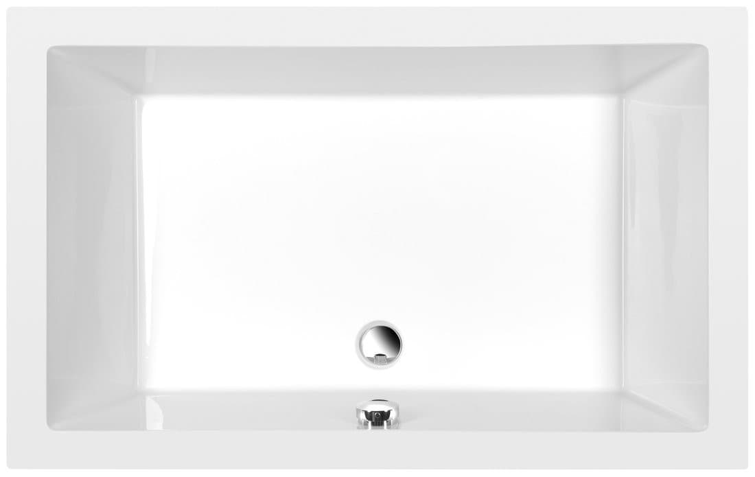 DEEP brodzik prysznicowy ze stelażem, 120x75x26cm, biały