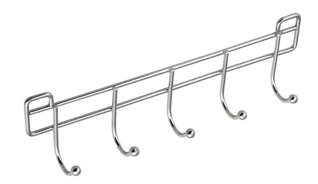 CHROM LINE wieszak, 5 haczyków, chrom