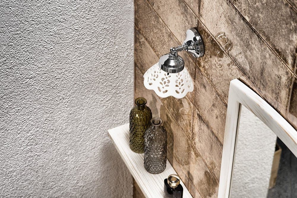 TRAPANI oświetlenie E14 40W, 230V, IP21, ceramiczne, chrom