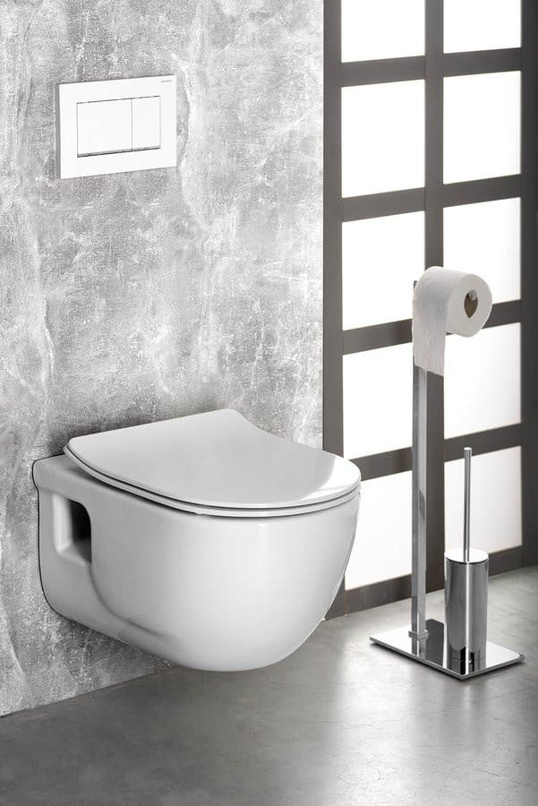 EDITA deska WC, SLIM, Soft Close, Easy Take, biały