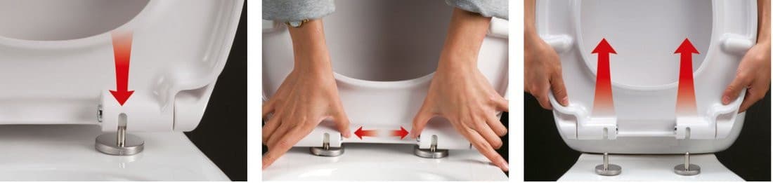EDITA deska WC, SLIM, Soft Close, Easy Take, biały