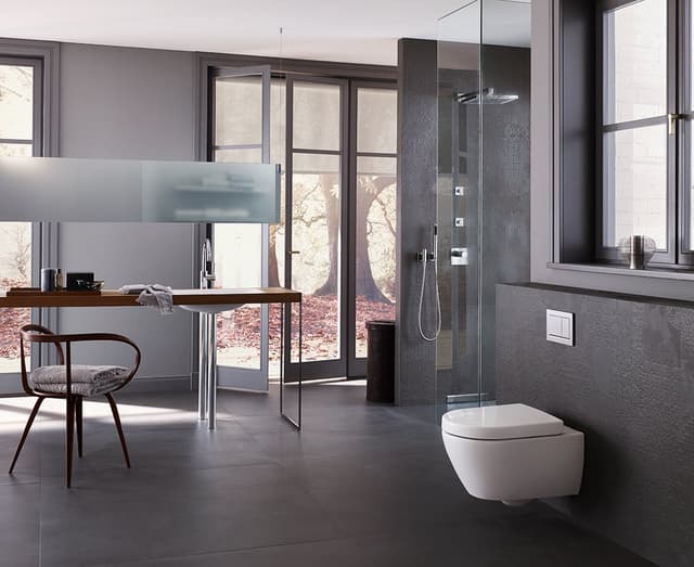 GEBERIT SIGMA30 przycisk spłukujący, biały połysk/chrom