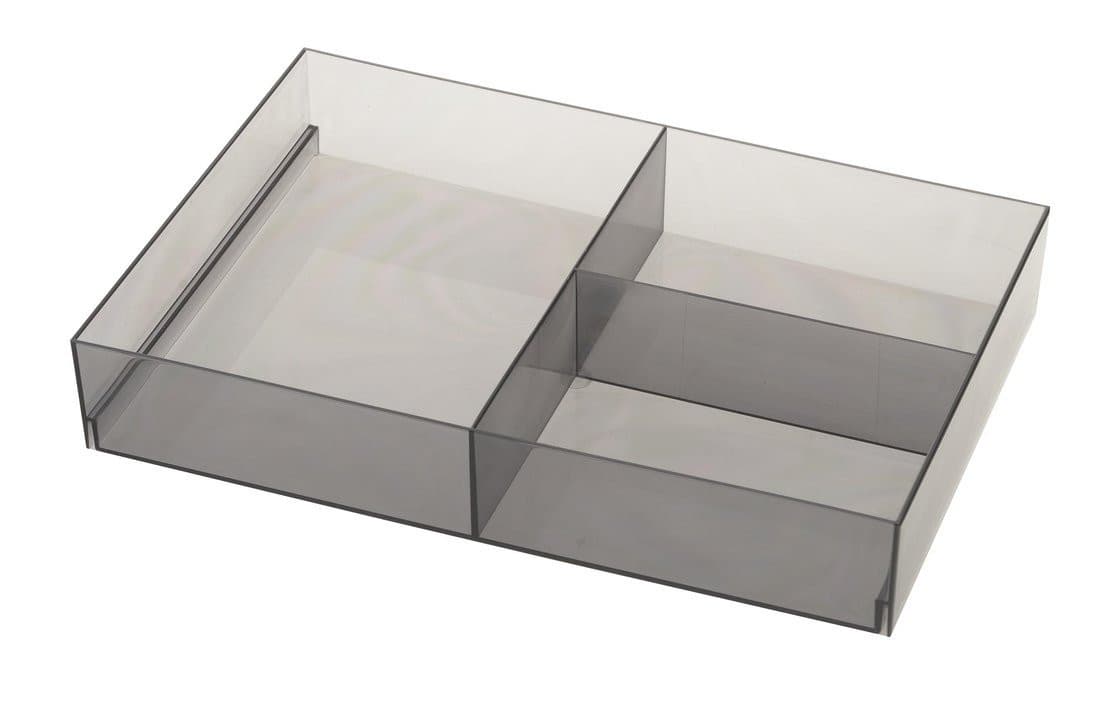 Organizer 202x50x302 mm, plastik, dymiony