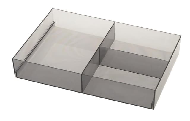 Organizer 202x50x302 mm, plastik, dymiony