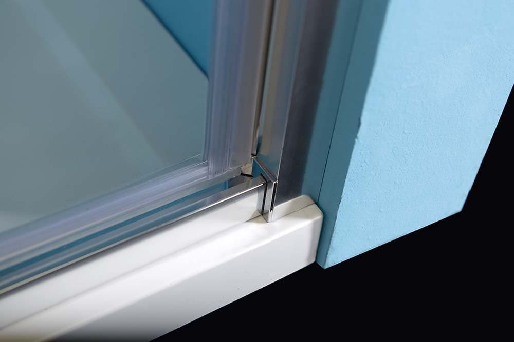 EASY drzwi prysznicowe obrotowe 880-1020mm, szkło czyste
