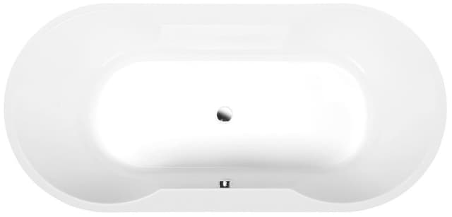 IO wanna owalna 180x85x49cm, biały