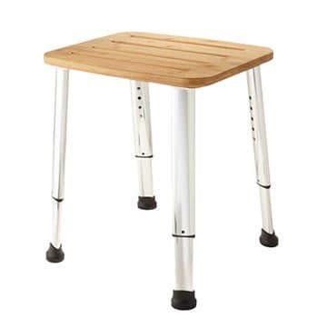 Taboret łazienkowy, bambus