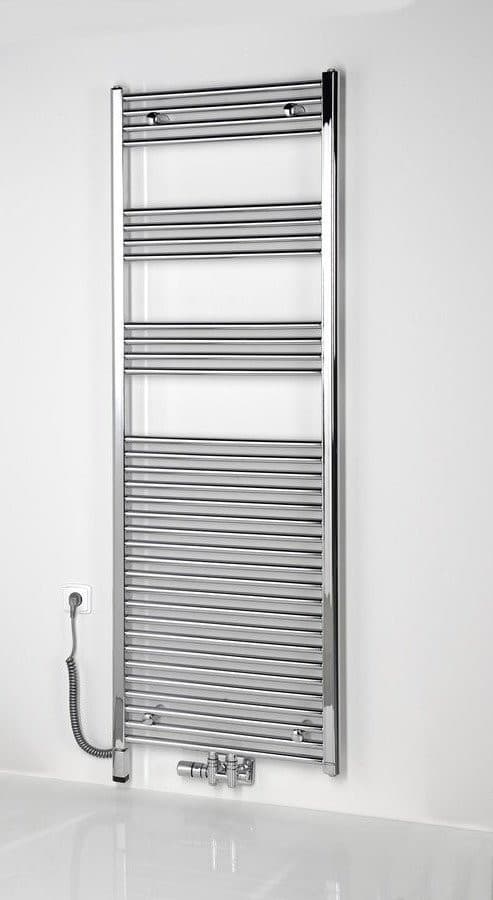 ONE D grzałka elektryczna z termostatem, 300 W, lewa, chrom