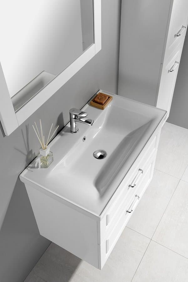 SAVA 80 umywalka meblowa 80x46cm, biała