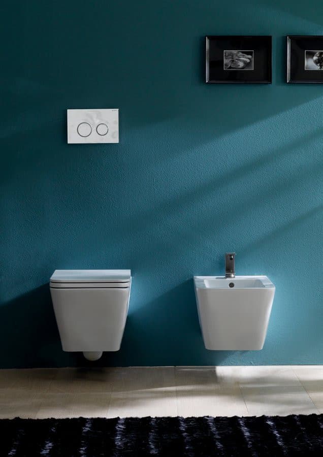 STORM bidet wiszący 36x55cm, biały