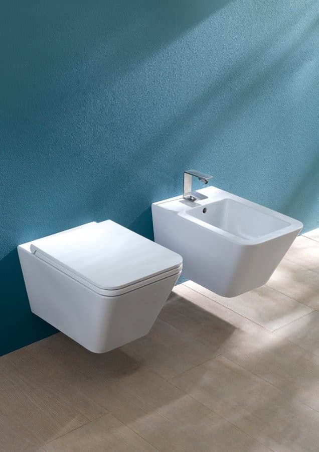 STORM bidet wiszący 36x55cm, biały