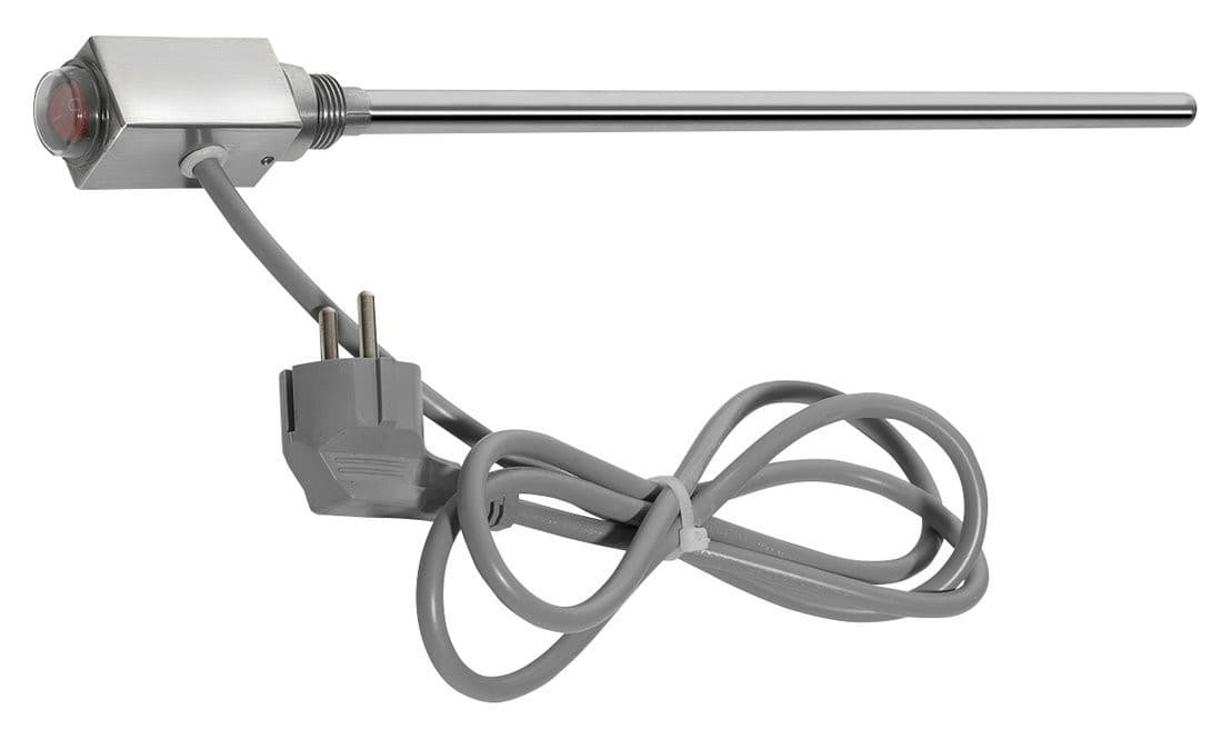 CARUSO grzałka elektryczna 300 W, stal nierdzewna mat