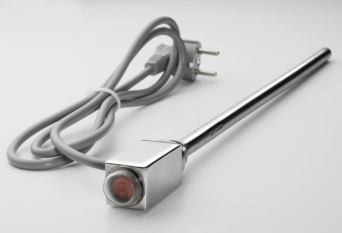CARUSO grzałka elektryczna 300 W, stal nierdzewna mat