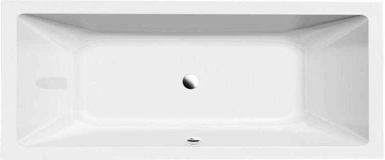 NISA wanna prostokątna 180x70x42cm, biały
