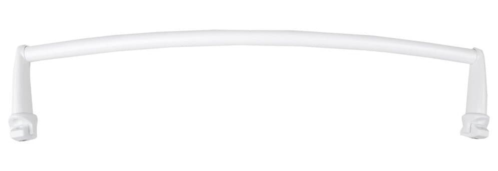Wieszak na ręczniki na grzejnik 43cm, obły, biały