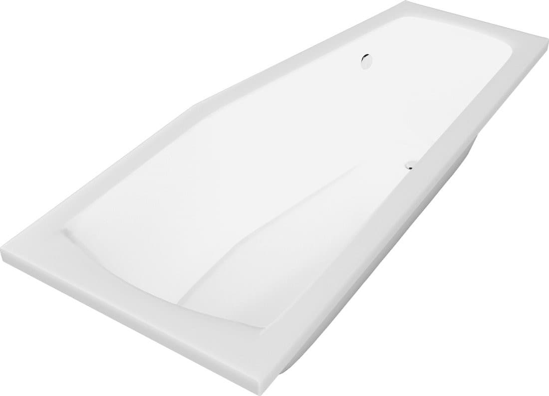 OPAVA wanna 160x70x44cm, prawa, biały