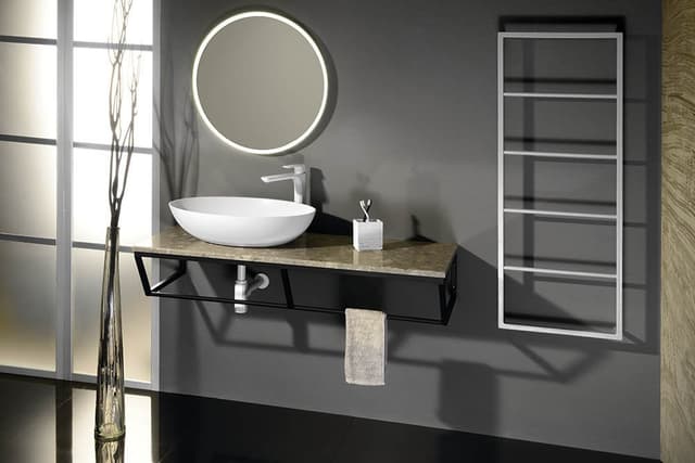 SKA ścienny wieszak na ręczniki 450x1150x100mm, biały mat