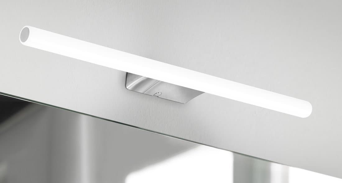 IRENE 2 oświetlenie ścienne LED, 9 W, 500x35x77 mm, IP44, chrom