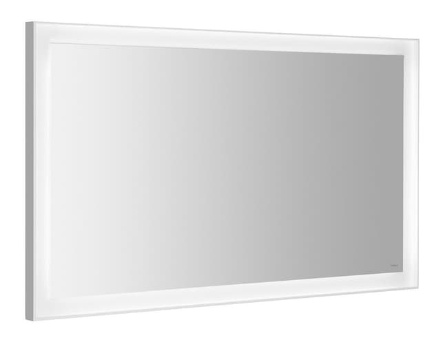 FLUT Lustro z podświetleniem LED 120x70cm, białe