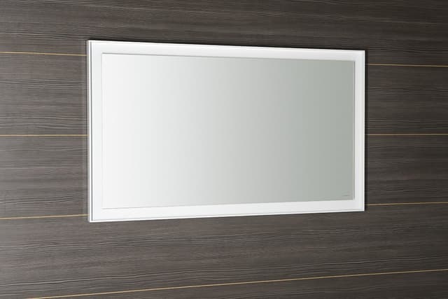 FLUT Lustro z podświetleniem LED 120x70cm, białe