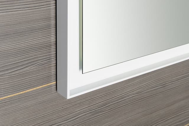 FLUT Lustro z podświetleniem LED 120x70cm, białe