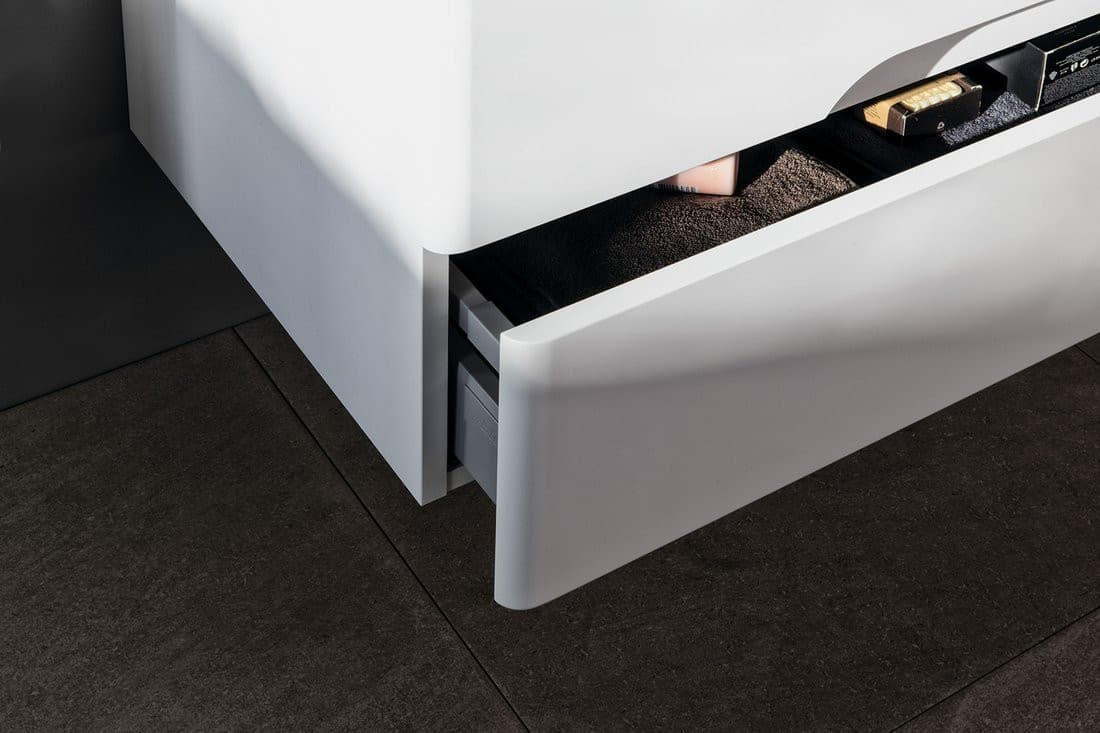 MEDIENA szafka umywalkowa 117x51x48,5cm, biały mat/biały mat