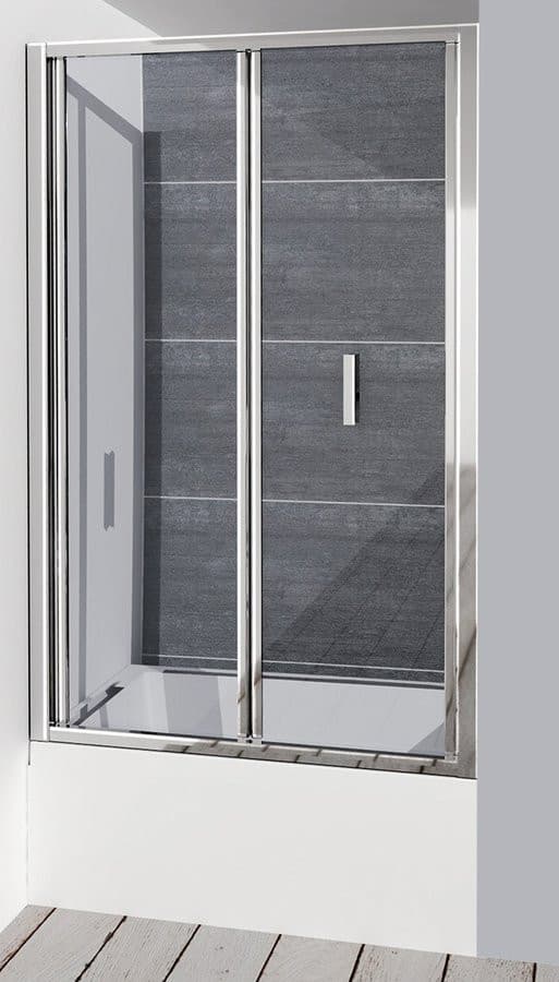 DEEP drzwi prysznicowe składane 1000x1650mm, szkło czyste