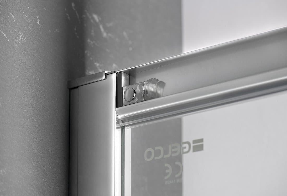 SIGMA SIMPLY drzwi prysznicowe przesuwne 1100mm, szkło Brick