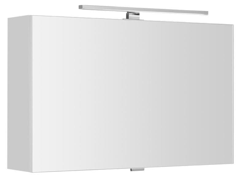 CLOE szafka z lustrem z oświetleniem LED, 80x50x18cm, biała